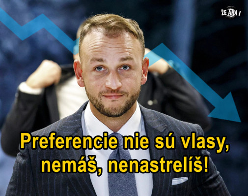 Padajúce vlasy, teda hlasy.